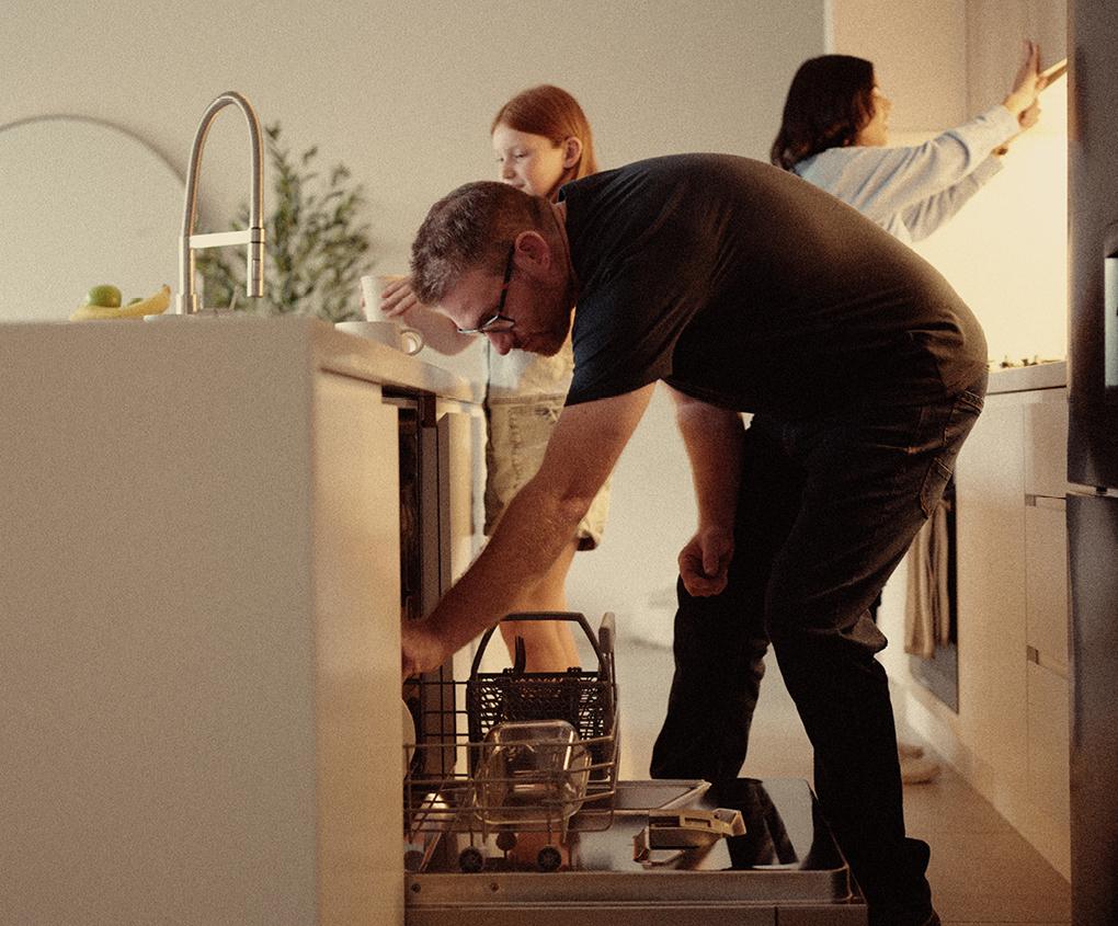 On washing up duty? Only run full dishwasher loads.